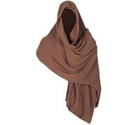 DFJOENVLDKHFE Sciarpa da Pirata Vintage, Cappuccio Medievale, Mantello, Costume Rinascimentale, Cappuccio, Sciarpa, Spalla, Mantello Gotico(Brown)