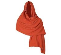 DFJOENVLDKHFE Sciarpa da Pirata Vintage, Cappuccio Medievale, Mantello, Costume Rinascimentale, Cappuccio, Sciarpa, Spalla, Mantello Gotico(Orange)
