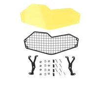 DFJOSF Faro Moto per BMW per F 850 GS per F 750 GS 2018-2021 per F850GS per F750GS Faro Copertura Griglia di Protezione Maglia di Protezione Griglia Faro per Moto(Giallo)