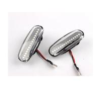 DFJOSF Indicatori Direzione Dinamici per Fiat per Panda 169 2003-2011 per Panda 312 2012-2019 Luce Segnalazione Laterale A LED Dinamica Sequenziale Indicatori Direzione A LED(Clear)