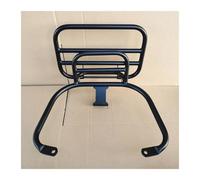 DFJOSF Portapacchi Moto per Vespa per GTS 300 250 125 300ie Portapacchi Posteriore per Moto Cromato/Nero Portapacchi Posteriore per Moto(Nero)
