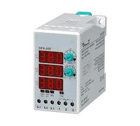 DFK-05F Digital Three Phase Asymmetry Adjustable Phase Sequence, Phase Failure Relay(3 * 380V Non-Neutral)