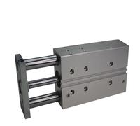 DFM-12-50-P-A-GF Compact Guide Cylinder Thin Three Axis Air Pneumatic Cylinder With Guide Rod DFM- Bore 12 16mm Stroke 10-100mm(-25-P-A-GF,DFM-12)