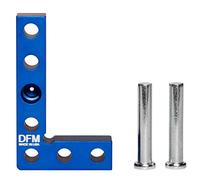 DFM Tool Works Mini strumento con foro centrale da 3,9 cm per la lavorazione del legno, falegnameria, prodotto negli Stati Uniti, colore: blu