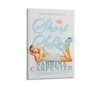 DFMY Sabrina Carpenter Album Short N' SweetWall Art Canvas Poster musicale e film pittura decorativa per soggiorno camera da letto 50 x 75 cm, con cornice