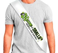 DFPRIME FASCIA 30 ANNI VERDE- Fascia Compleanno 30enne con STILE | TRENTA E NON SENTIRLI - Fascia Divertente e Scherzosa - Gadget Compleanno 30 Anni - Regalo Originale per Uomo e Donna