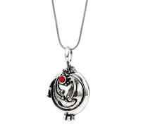 DFRIZ Gioielli Collana Ciondolo New Vampire Diaries Collana Elena Gilbert Retro Verbena Verveine Photo Pendant Medallion Men Women's Jewelry Accessories