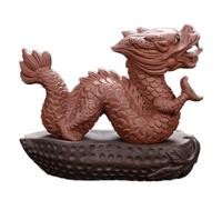 DFrywdgSEY Figurine da Collezione, Statuetta da tè a Forma di Drago Sabbia Viola for ricchezza e Successo - Ornamenti Decorativi for L'Anno del dello Zodiaco