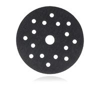 DFS Disco autoadesivo con chiusura a contatto 125mm 17 Fori, ricambio per platorello/sostituzione per la Riparazione Platorello Levigatura