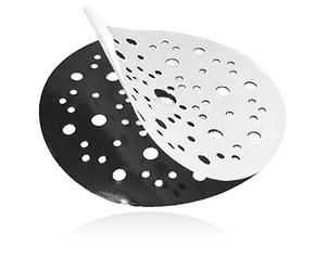 DFS Disco autoadesivo con chiusura a contatto 150mm 67 Fori compatibile con Mirka Abranet, ricambio per platorello/sostituzione per la Riparazione Platorello Levigatura