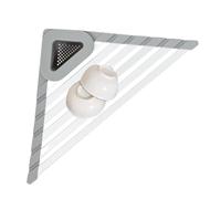 Dfstvup Scaffale Angolare Scolapiatti Per Lavello Cucina - Scaffale da Cucina Triangolare per Asciugare Stoviglie,Vassoio Scolapiatti Supporto Arrotolabile Risparmio Spazio Erogatore per Cucina Casa