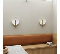 DFTP by Nordlux Applique Furiko con interruttore, ottone/bianco DFTP by Nordlux