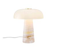 DFTP by Nordlux Lampada da tavolo Glossy, rosa/bianco, altezza 24 cm, marmo/vetro DFTP by Nordlux