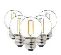 DFTRIF LED 1W E27 COB Light Light Lampadina G40 G40 Warm White 2700K Lampada a LED a Bassa Tensione Retro Edison Bulbi 12V-24V AC/DC