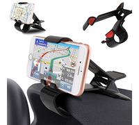 DFV mobile - Car GPS Navigation Dashboard Mobile Phone Holder Clip for Samsung Galaxy J7 Duo (2018) - Black