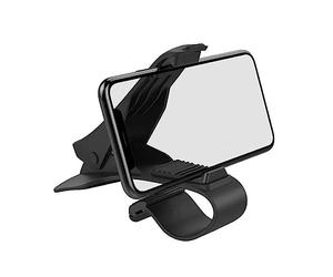 DFV mobile - Car GPS Navigation Dashboard Mobile Phone Holder Clip per TCL L10 PRO (2021) - Black