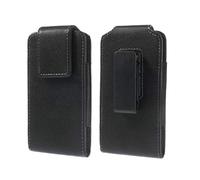 DFV mobile - Custodia Clip Ruotabile 360 di Chiusura Magnetica per Motorola Edge (2020) - Nero