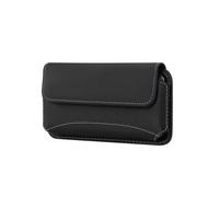 DFV mobile - Custodia orizzontale da cintura in nylon Oxford con chiusura a strappo compatibile con Realme GT Master Edition (2021) - Nero