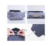 DFV mobile - Fascia sportiva da braccio in neoprene con finestra touch compatibile con Cubot Note 9 (2021) - Nero