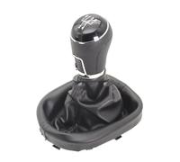 Dfvajwc Leva del Cambio per per Caddy 2011 2012 2013 2014 2015 Pomello del Cambio in Pelle con 5/6 Marce Car-Styling(B 5 Speed)