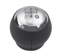 Dfvajwc Leva Del Cambio Per Toyota Per Corolla Per Verso Per Auris Per Aygo Per Rav4 Per Avensis Per Yaris Pomello Del Cambio In Pelle PU Manuale 5/6 Velocità(5 Speed Silver)