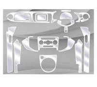 Dfvajwc Per New-Beetle Pellicola Per Interni Auto Per Cruscotto, Navigatore, Cambio, Console Centrale, Antigraffio, TPU Trasparente Car Navigation protettiva(Style B For RHD)