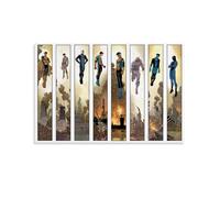 DFVBNH Poster estetico su tela a tema anime Invincible, stile fumetti anni '90, decorazione artistica da parete per stanza, 40 x 60 cm