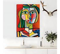 DFZEWKI Poster artistico P-pablo R-ruiz P-picasso da parete per soggiorno, camera da letto, decorazione per la casa (30x60 cm (12x24 pollici)/senza cornice)