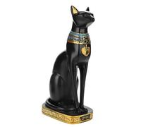 DFZHiuat Ornamenti per gatti egiziani Statua in resina a forma di gatto statuetta per la casa ornamento per la camera da letto regali decorazione per la casa soggiorno studio ingresso arredamento