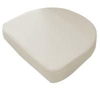DG Catiee Cuscino per sedia impermeabile, a forma di U, 40/45/48 cm, cuscino spesso per sedia da esterno, per casa, cucina, ufficio, giardino (45 x 45 x 3 cm, beige)