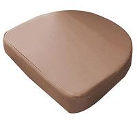 DG Catiee Cuscino per sedia impermeabile, a forma di U, 40/45/48 cm, cuscino spesso per sedia da esterno, per casa, cucina, ufficio, giardino (45 x 45 x 5 cm, marrone)