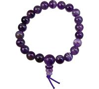 Dg-Exodif Bracciale Mala tibetano - Ametista, Taglia unica, Gemma