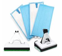 DG Service SET 4 PANNI COMPATIBILI MF600, Lavabili e Riutilizzabili per Pavimenti Duri - Perfetti con Pulilava SP600 SP600s SP7s Vorwerk Folletto - Assistenza e Garanzia