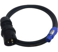 DG Systems - Cavo da CEE M a Powercon blu, con Titanex 3x1.5 - Made in Italy