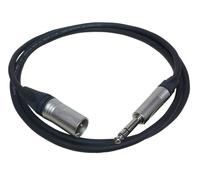 DG Systems - Cavo da Jack stereo a cannon XLR maschio 3p, connettori Neutrik