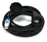 DG Systems - Cavo da Powercon bianco a Schuko femmina - Made in Italy