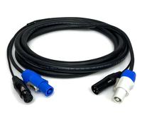 DG Systems - Cavo ibrido DMX + alimentazione Powercon, XLR 3p - Made in Italy