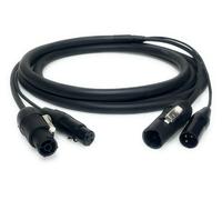 DG Systems - Cavo ibrido DMX + alimentazione PowerTrue, XLR 3p - Made in Italy