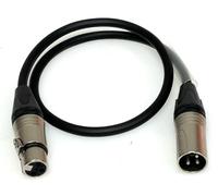 DG Systems - Cavo microfonico XLR Neutrik NC3MXX NC3FXX, Tour Grade - Made in Italy (0.50 mt)
