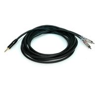 DG Systems - Cavo professionale da MiniJack stereo a 2 RCA, connettori in metallo - Made in Italy (20 mt)
