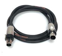 DG Systems - Cavo Speakon 4P con Titanex 4x1.5, connettori in metallo e pin saldati - Made in Italy (2 mt)