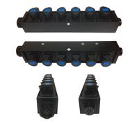 DG Systems - Ciabatta Socapex / 6 uscite CEE 16A + Link-Out - Made in Italy