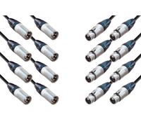 DG Systems - Multicore 8ch prolunga XLR/XLR, connettori Neutrik - Made in Italy