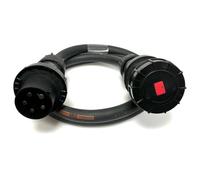 DG Systems - Prolunga CEE 125A 5P con Titanex 5G25 5mt - Made in Italy | Made in Italy, 5 Poli, 125 Ampere, Cavo 5G25mm², Uso Industriale