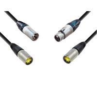 DG Systems - Prolunga Ethercon + XLR 3P per ponti audio, AES/EBU, DMX