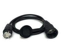 DG Systems - Prolunga Schuko, connettori in gomma e cavo ultraflessibile Titanex 3x1.5 - Made in Italy (2 mt)