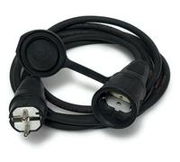 DG Systems - Prolunga Schuko, connettori in gomma e cavo ultraflessibile Titanex 3x1.5 - Made in Italy (3 mt)