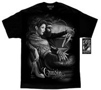 Dga David Gonzales Art Fresco Taglio Cruisin Ingrassatore Rockabilly Tattoo Uomo