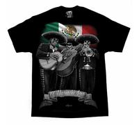 DGA David Gonzales Arte El Mariachi Loco Messicano Band Scheletro Urban T Shirt