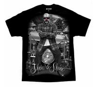 DGA David Gonzales Arte Slam Show And Shine Clown Basso Rider Auto Urban T Shirt